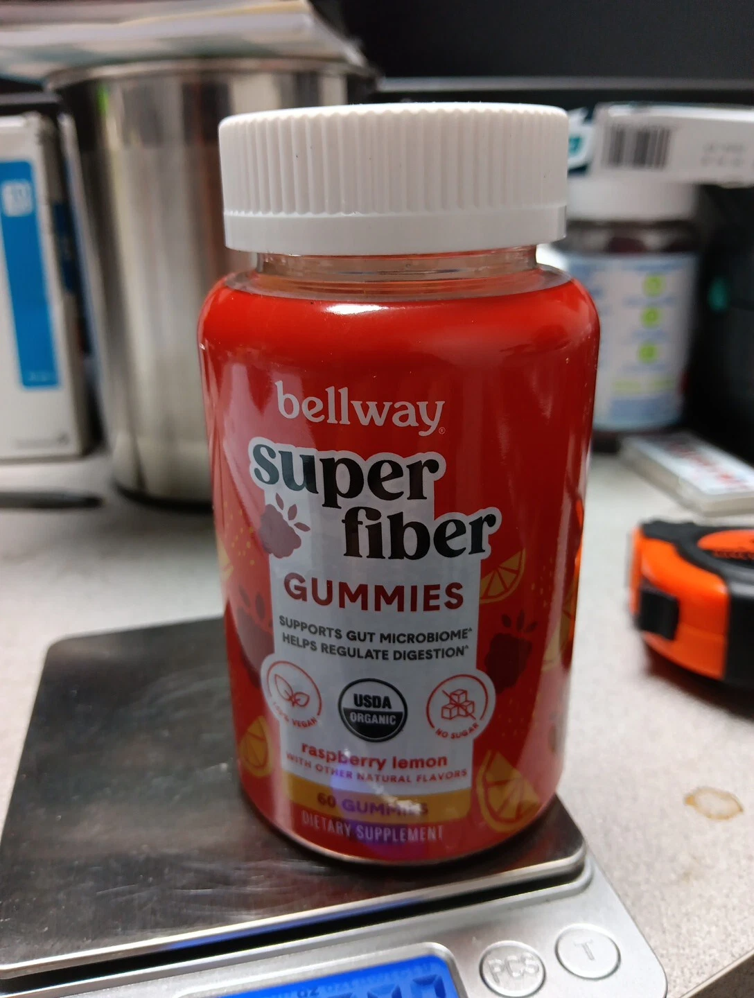 Bellway Raspberry Lemon Super Fiber Gummies EXP 11/2025