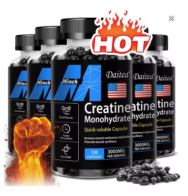 Creatine Capsules - Increases Muscle Endurance Explosion,Muscle Booster