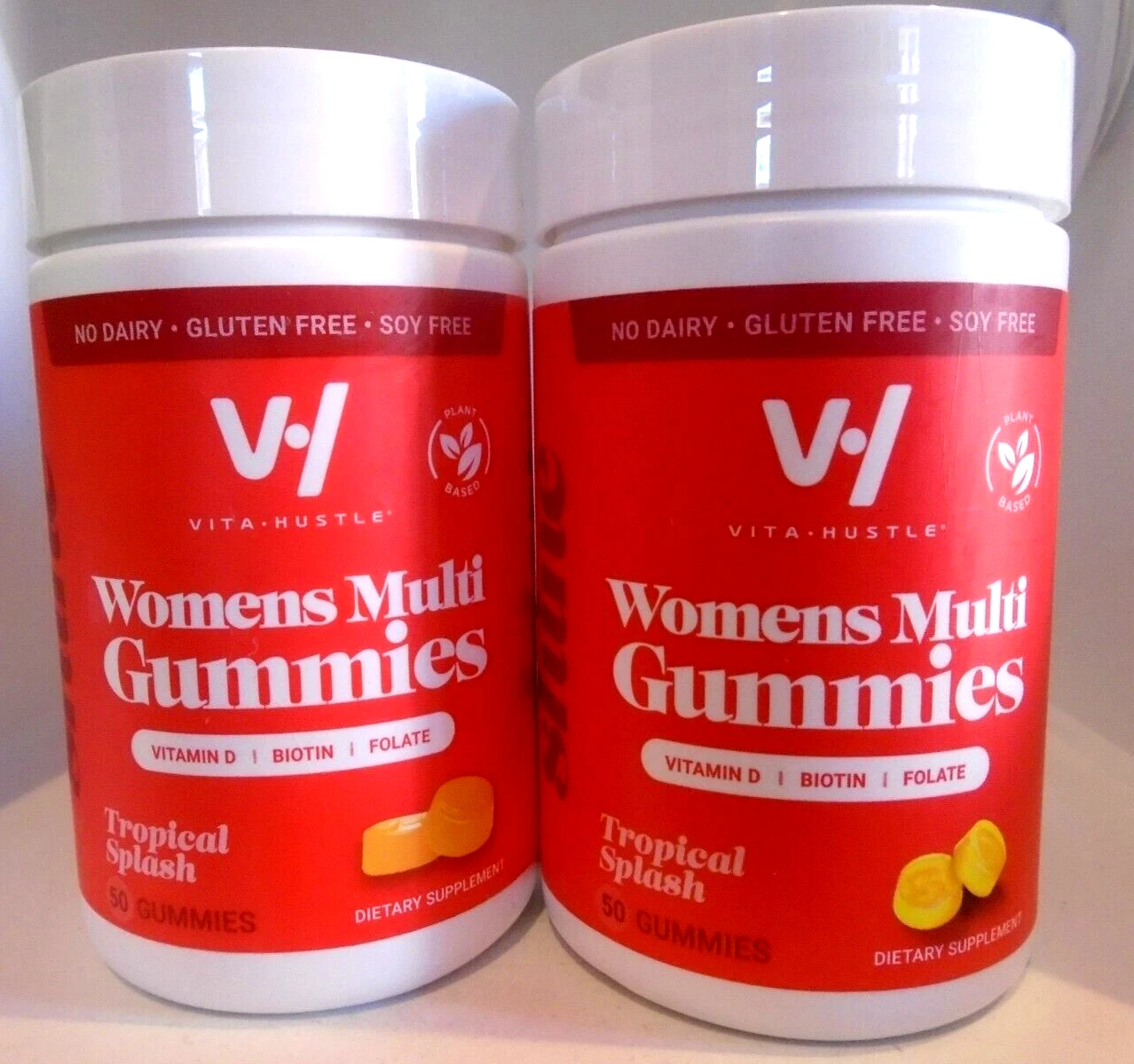 Women's Multi Gummies Shine by Vita Hustle Tropical Splash 50 gummies 2-PACK