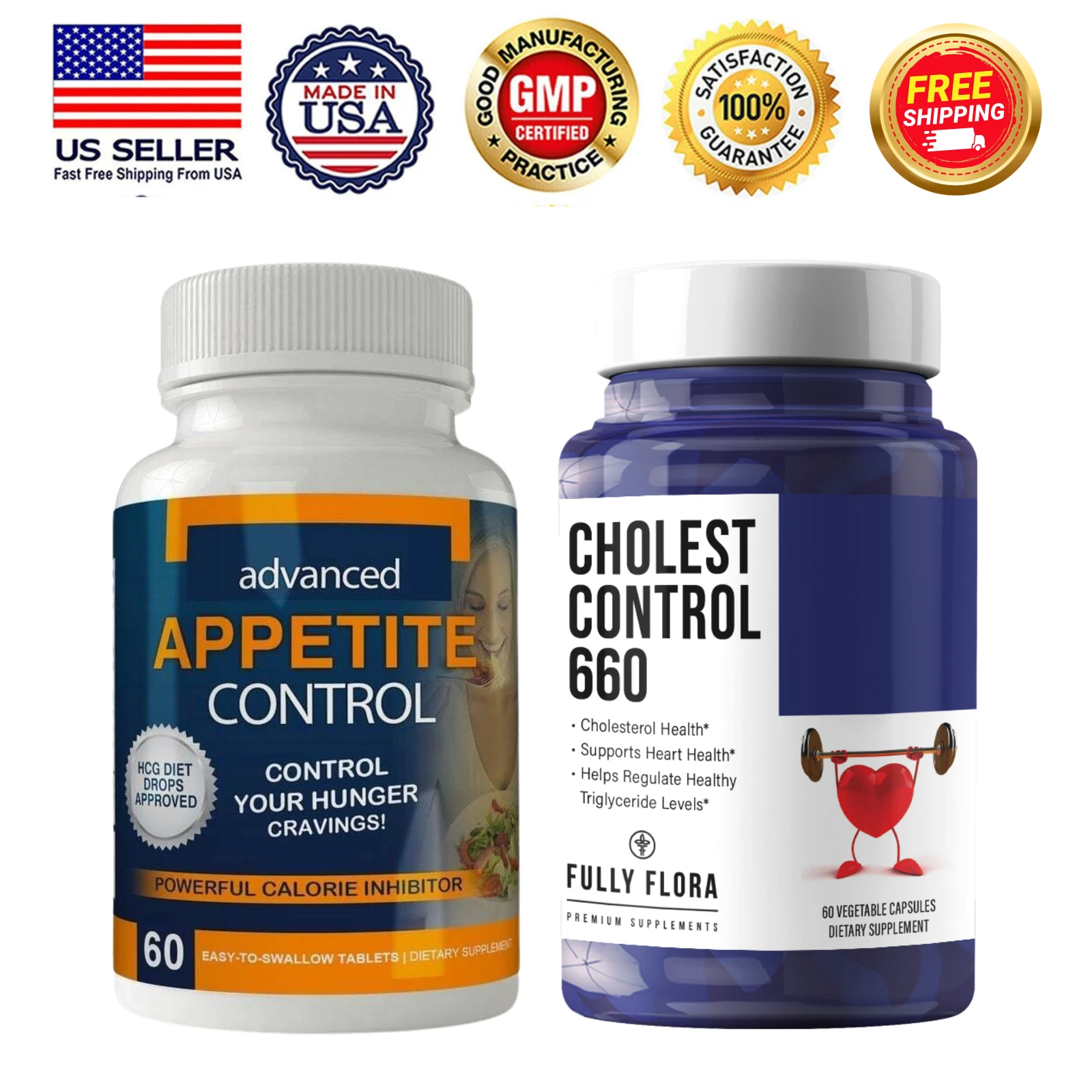 Appetite Control Fat Burn Weight Loss Pills Cholesterol Control Heart Supplement