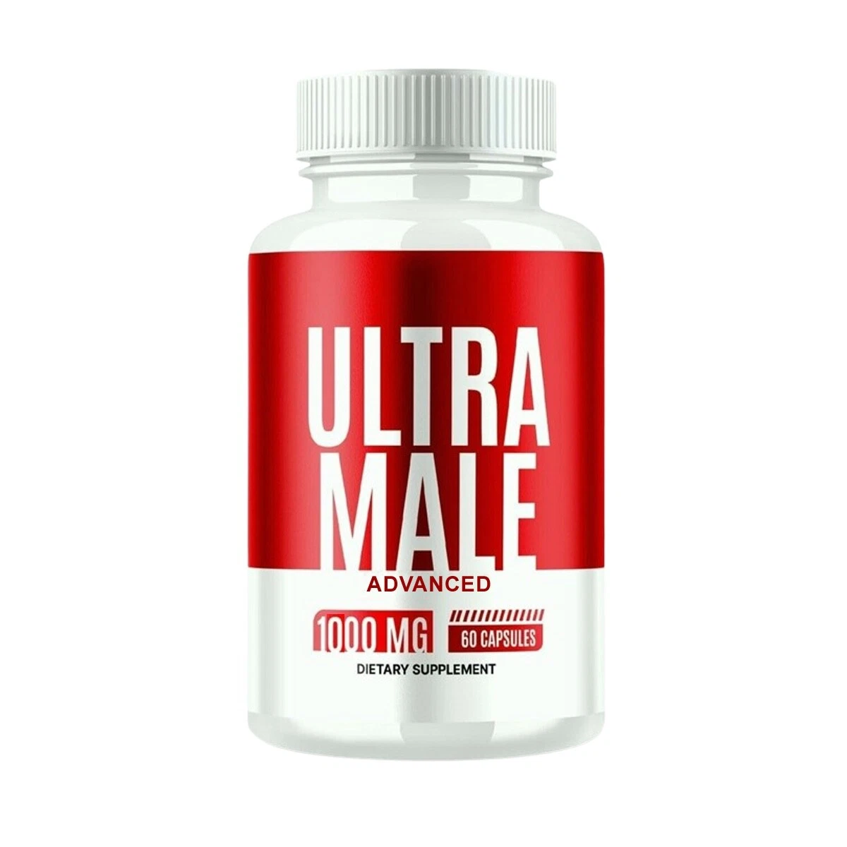 Ultra Male Pills to Boost Vitality and Performance - 60 Capsules
