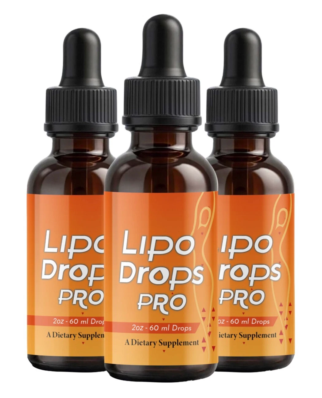 (3 Pack) Lipo Drops Pro Health Management, LipoDropsPro Advanced Support