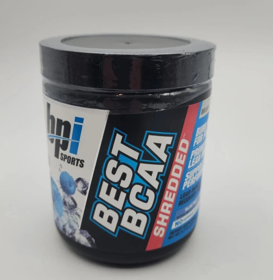 BPI Sports Best BCAA Shredded 25 Servings Blue Raz 9.7oz