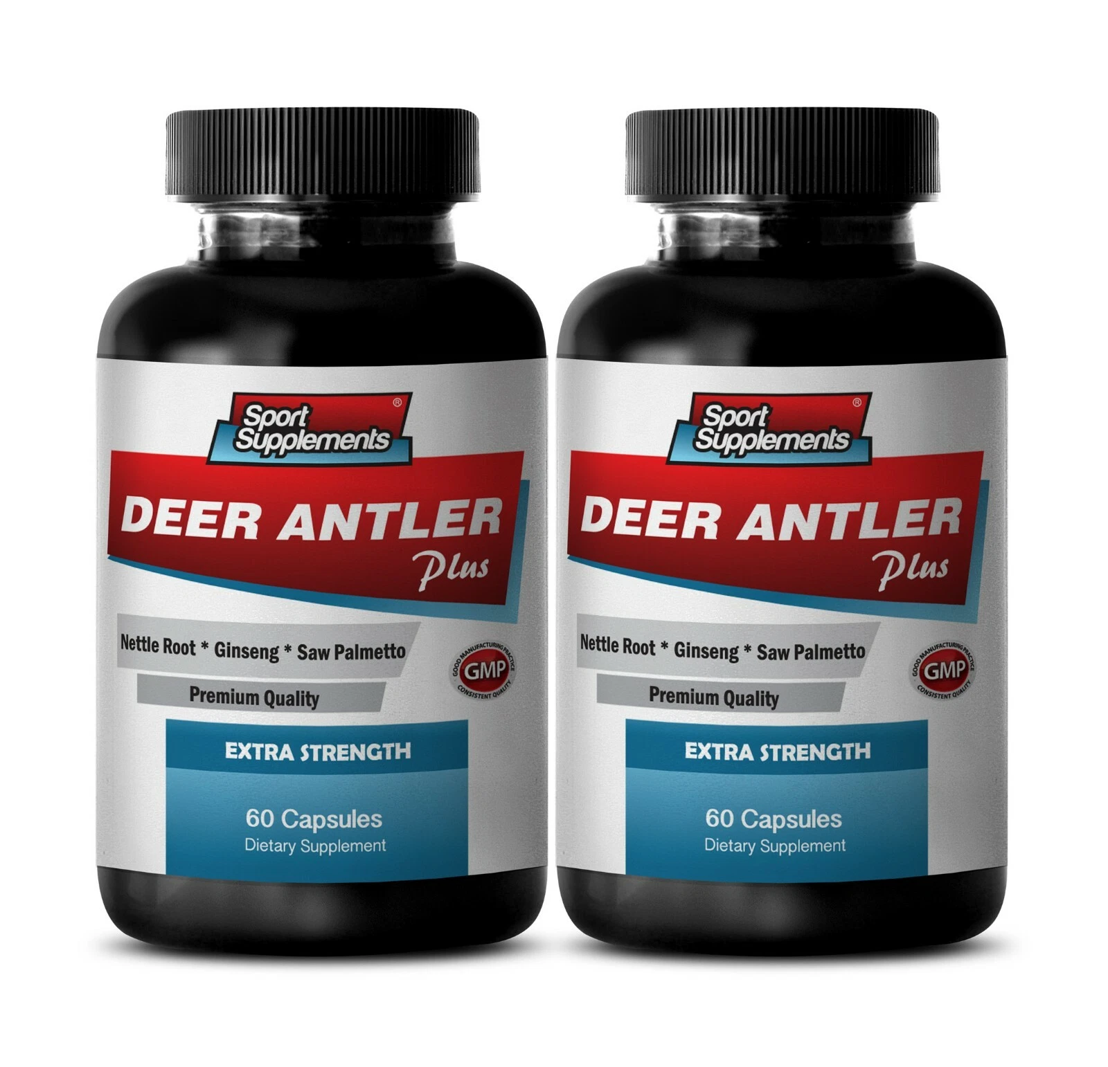 muscle and bone support - Deer Antler Plus 550mg - increase strength 2B