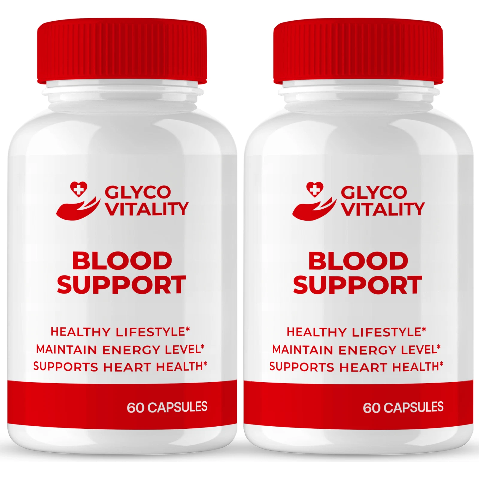 (2 Pack) Glyco Vitality Glycogen Pills for Blood Sugar & Blood Pressure Support