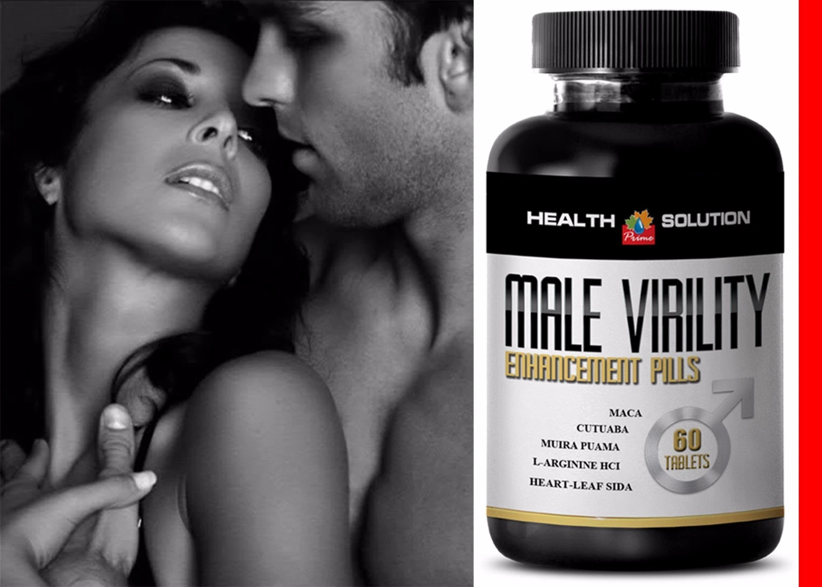 natural remedies pills - MALE VIRILITY ENHANCEMENT - pure herbal product - 1 Bot