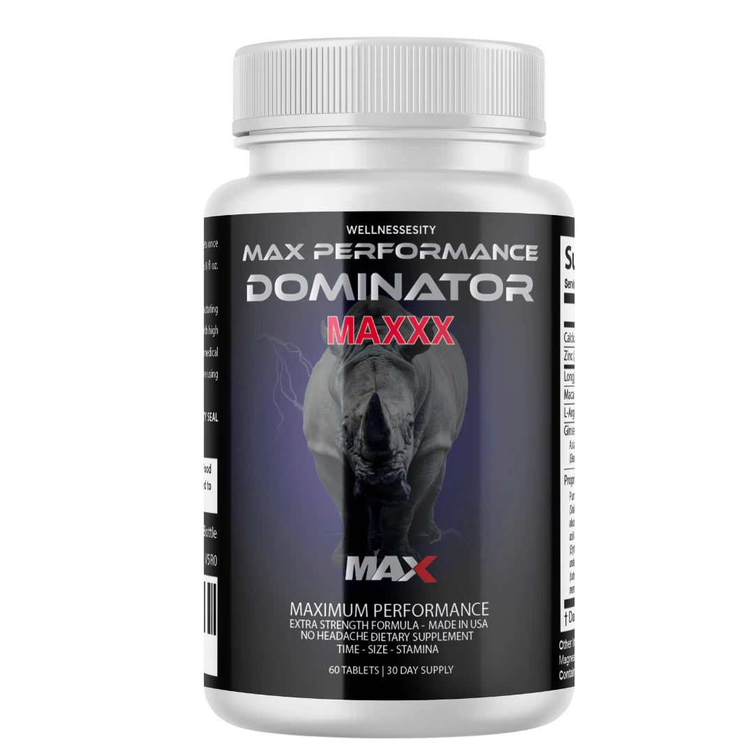 Dominator Maxx For Men, Advanced Performance Supplement - 60 Tablets