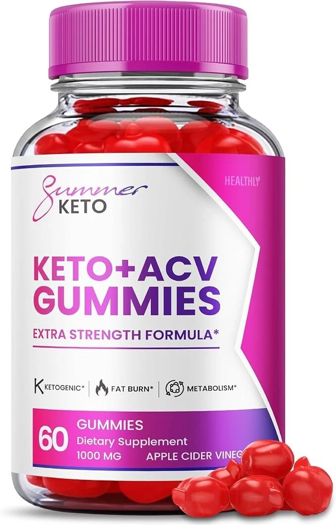 Summer Keto Plus ACV Gummies Extra Strength Formula Supplement (60 Gummies)