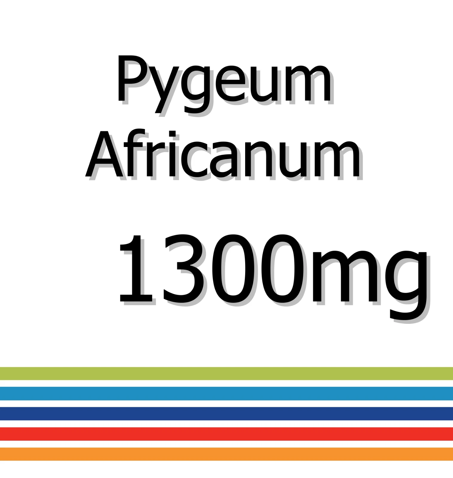 Pygeum Africanum 1300mg x 30 Tablets - Improved Prostate Health