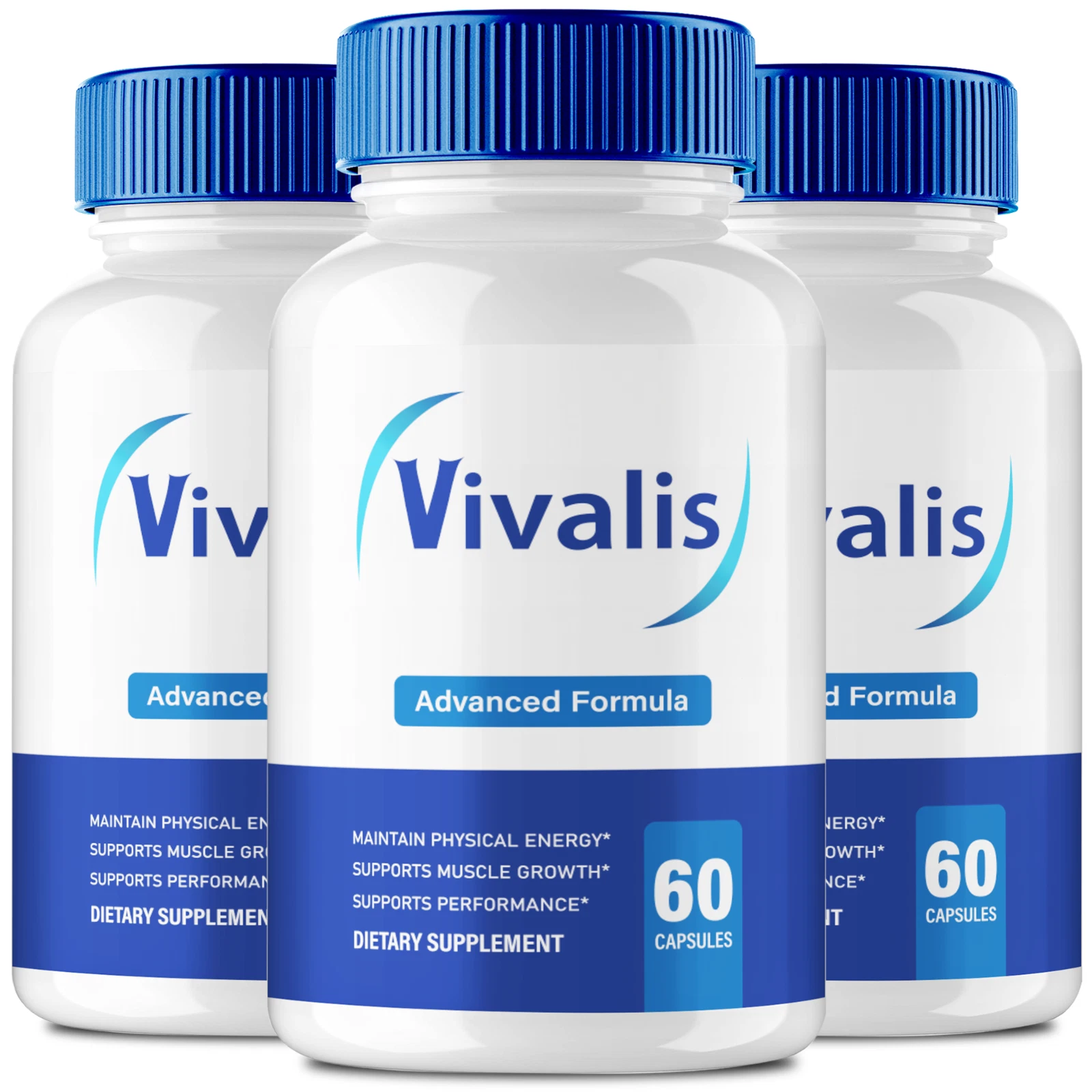 (3 Pack) Vivalis for Men ed, Male Health Pills to Boost Energy & Vitality