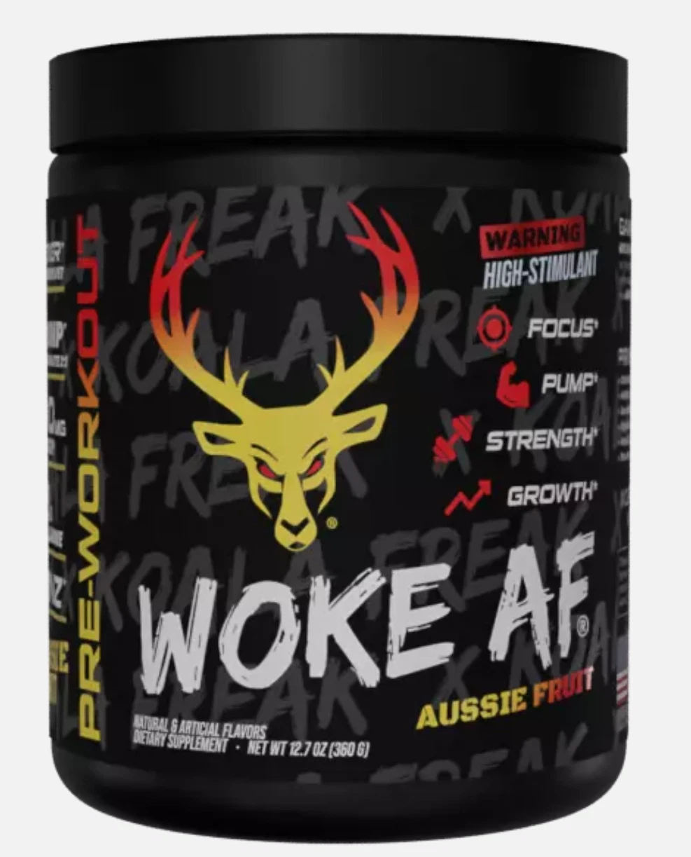 BUCKED UP WOKE AF HIGH STIMULANT PRE-WORKOUT Energy Pump Focus 30 Servings