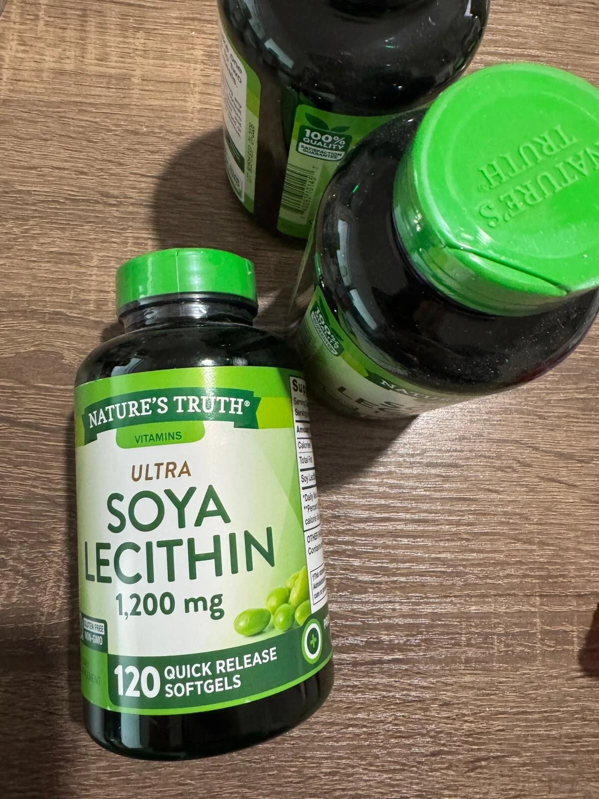 Nature's Truth Ultra Soya Lecithin Softgels, 1200 mg, 120 count