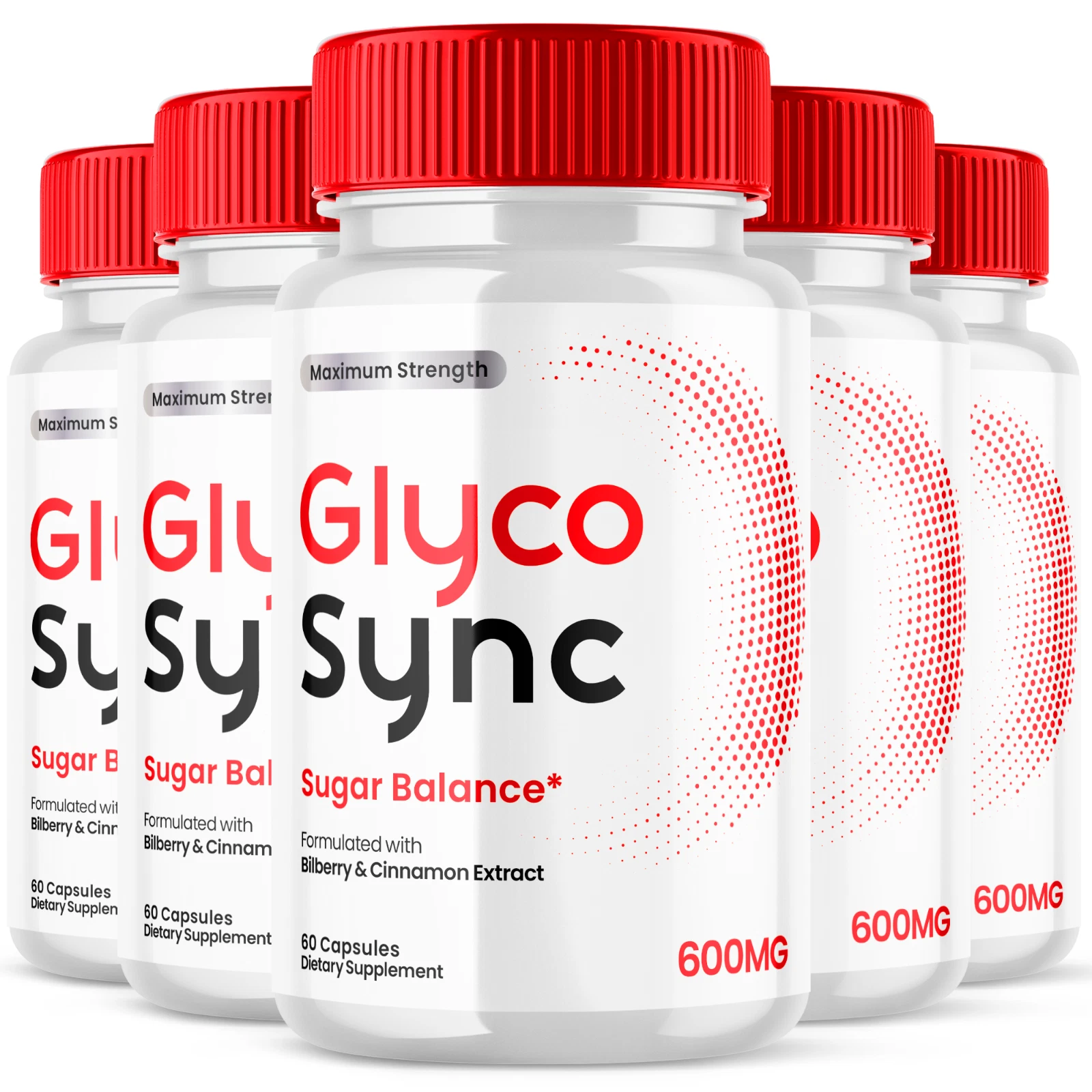Glyco Sync Advanced Blood Balance Support Natural Glyco Supplement 300 Capsules