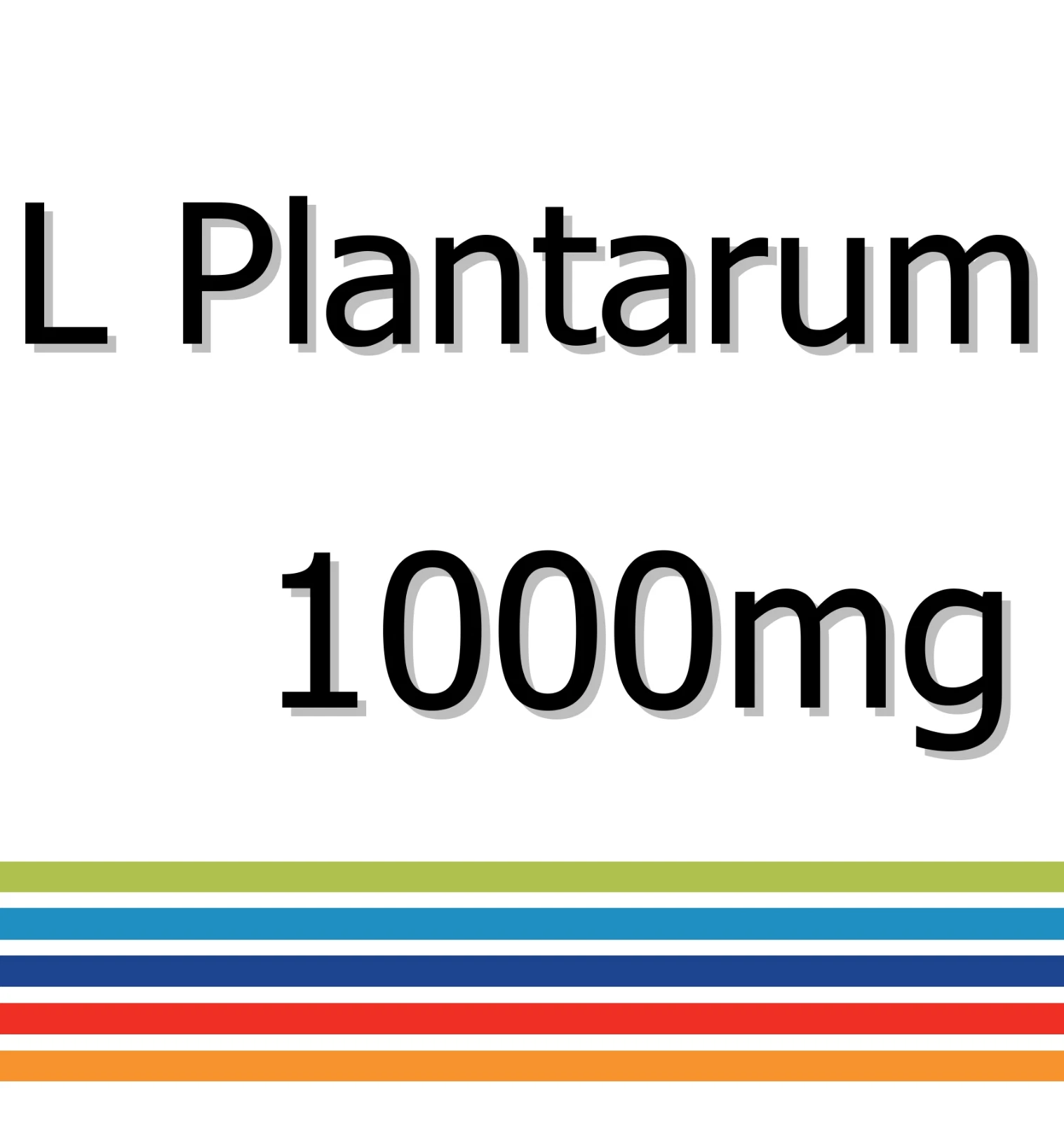 L Plantarum 1000mg x 60 Tablets - Antibiotic Resistance