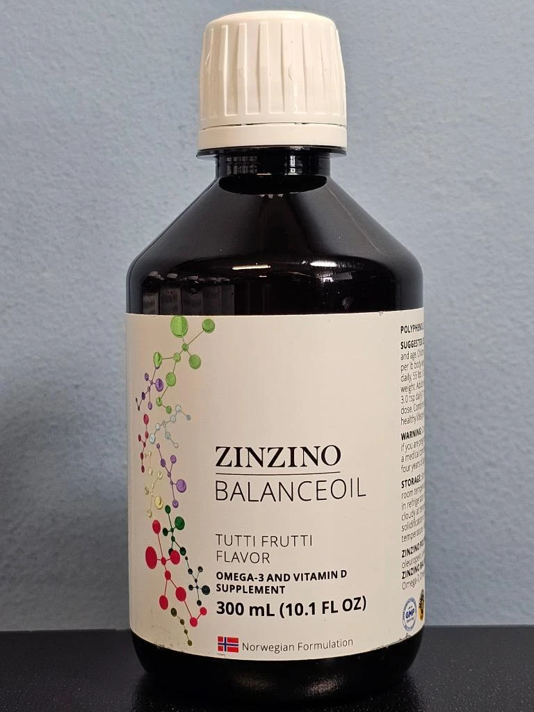 Zinzino Balance Oil Tutti Frutti 300 mL (10.1 oz) - New / Sealed! Exp 2/2027