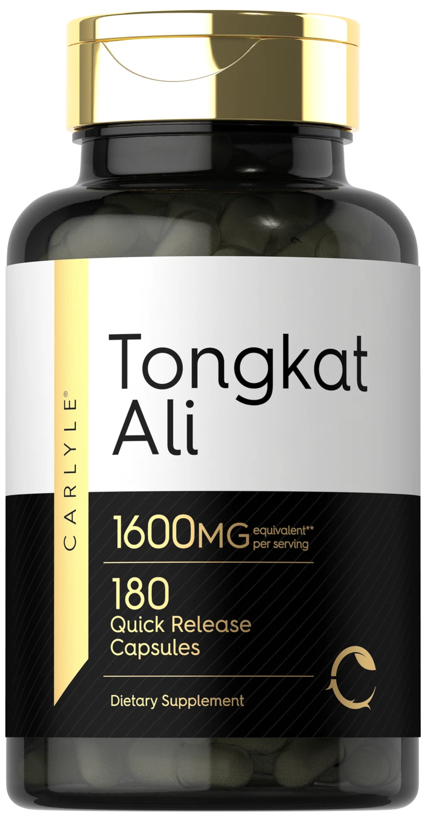 Longjack Capsules | 1,600mg | 180 Count | Non-GMO, Gluten Free | by Carlyle