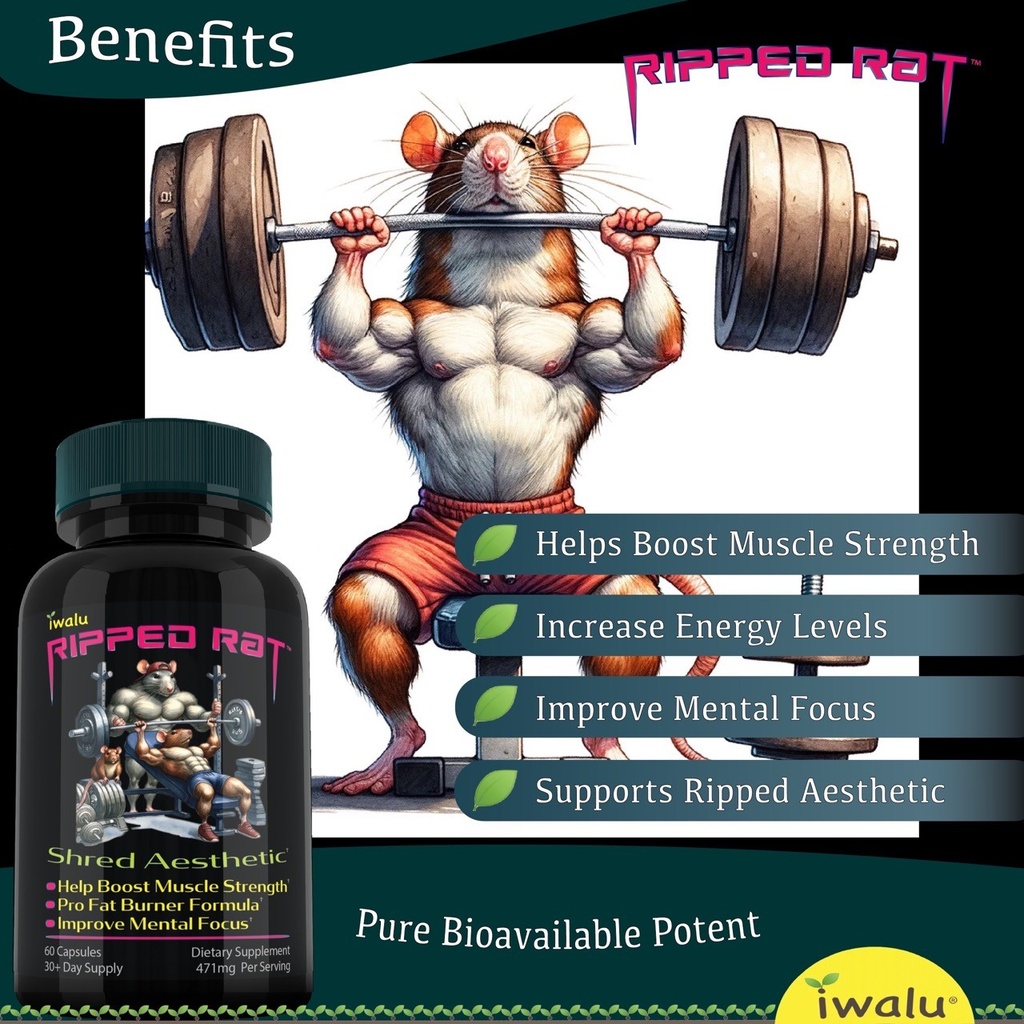 Ripped Rat | Weight Loss Pills | *FAST FREE SHIPPING* Same Day