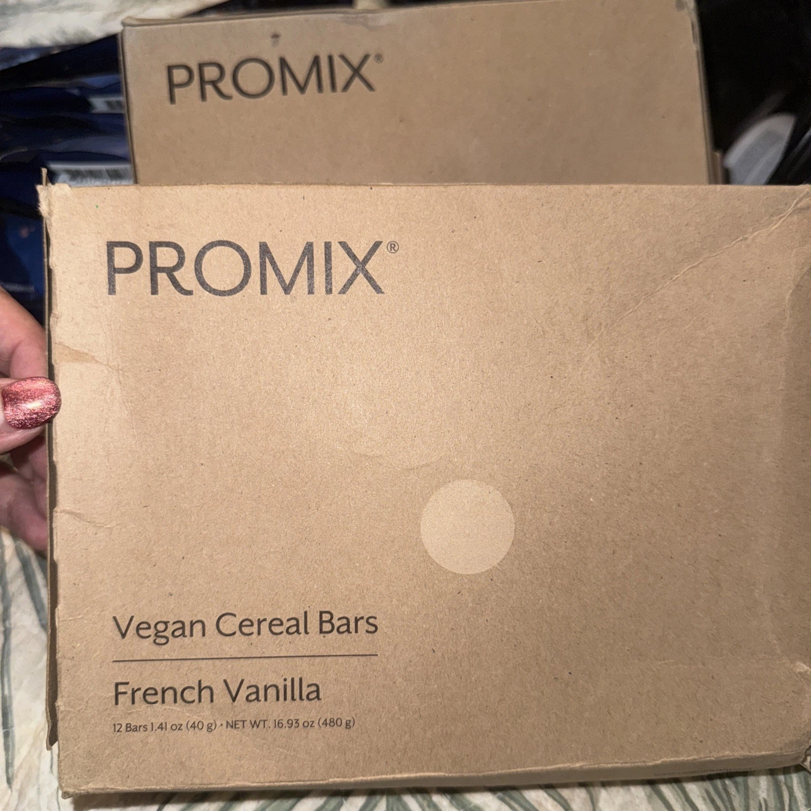 Promix 12 Nutrition Vegan Protein cereal bars Bars | High Protein 10/26 Vanilla