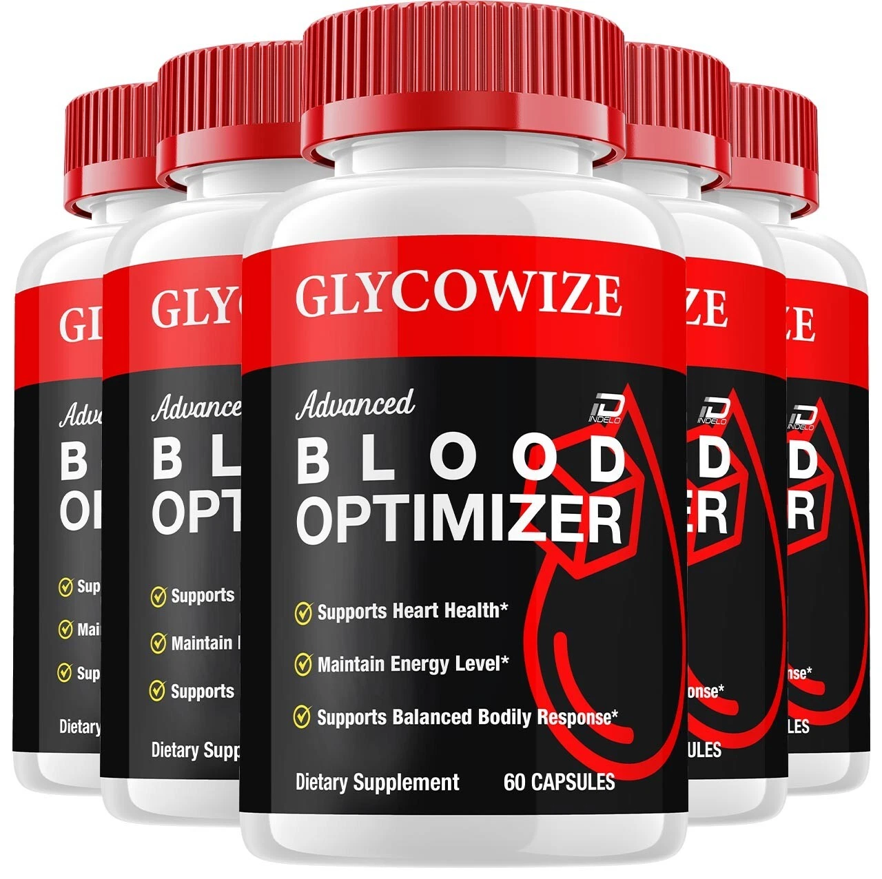 (5 Pack) Glycowize Capsules – Glyco Wize Pills Advanced Supplement, All Natural