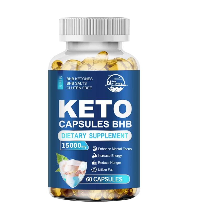 KETO BHB 15000mg Ketone FAT BURNER RAPID Weight Loss Diet Pills Ketosis 60 Caps