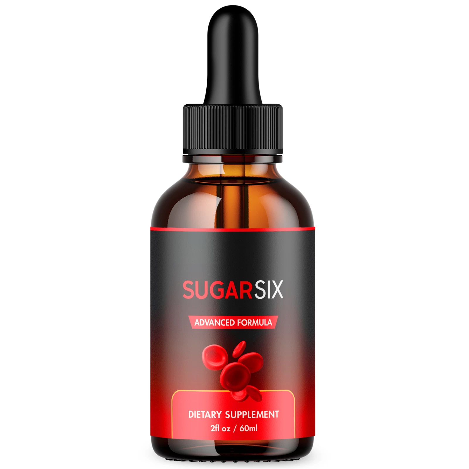 (1 Pack) Sugar Six Blood Support Drops Advanced Vitamin Formula Supplement 2ML