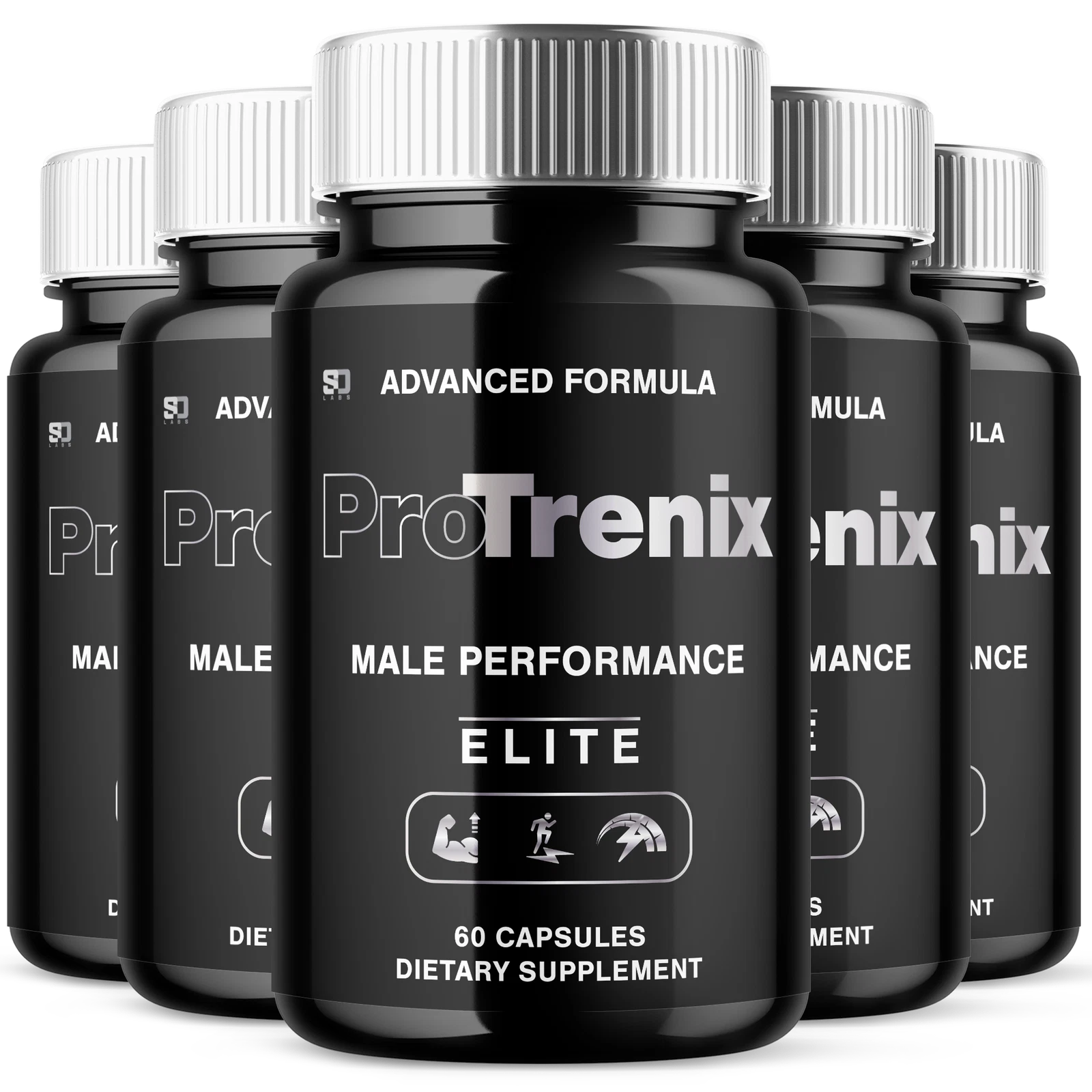 (5 Pack) ProTrenix Male Pills Maximize Energy, Vitality & Stamina 300 Capsules