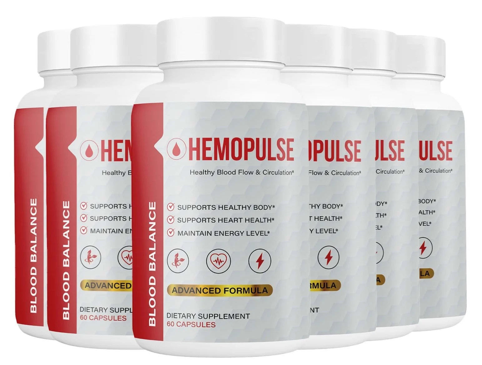 (6 Pack) HemoPulse Capsules, Hemo Pulse Advanced Blood Health Support