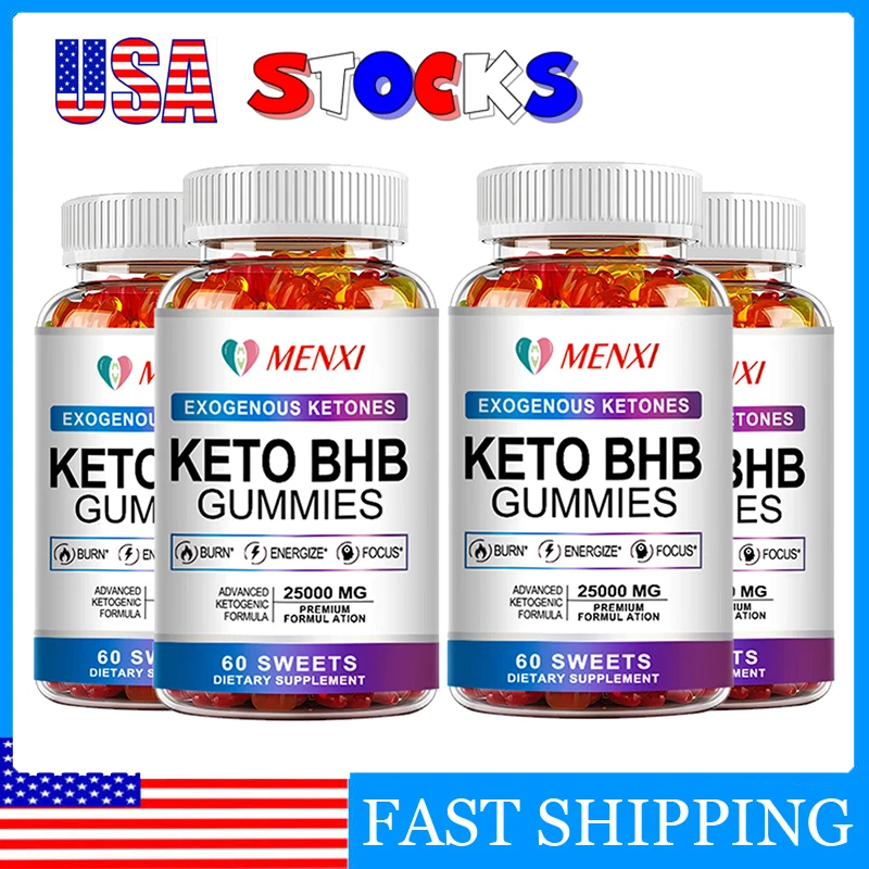 Keto BHB Gummies 25000Mg Apple Cider Vinegar Advanced Weight Loss Fat Burner