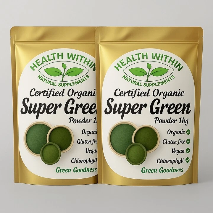 Spirulina Barley Chlorella Powder 2kg Grown New Zealand Synergy Aussie Owned