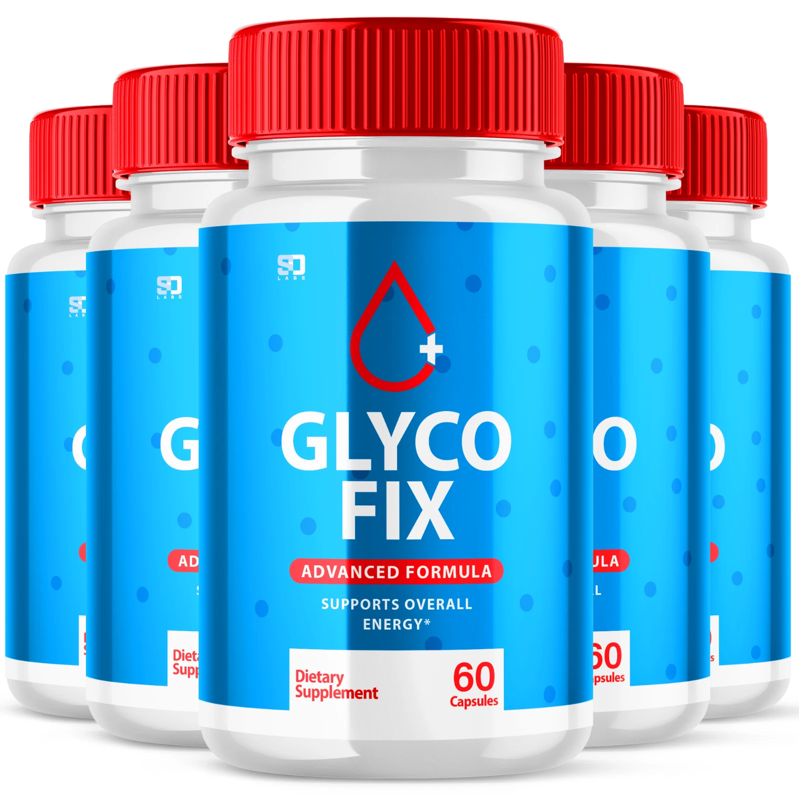 (5 Pack) Glyco FIx Pills - Glyco Fix Blood Sugar Health Support Formula 300ct
