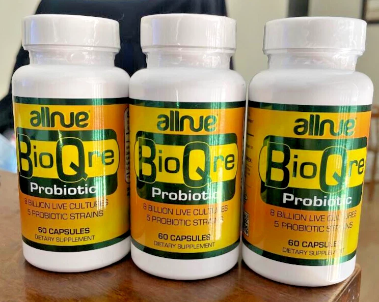 3 BioQre Probiotic Bacticontrol Support Bacterium Cure Bacticure Control 60 CAP