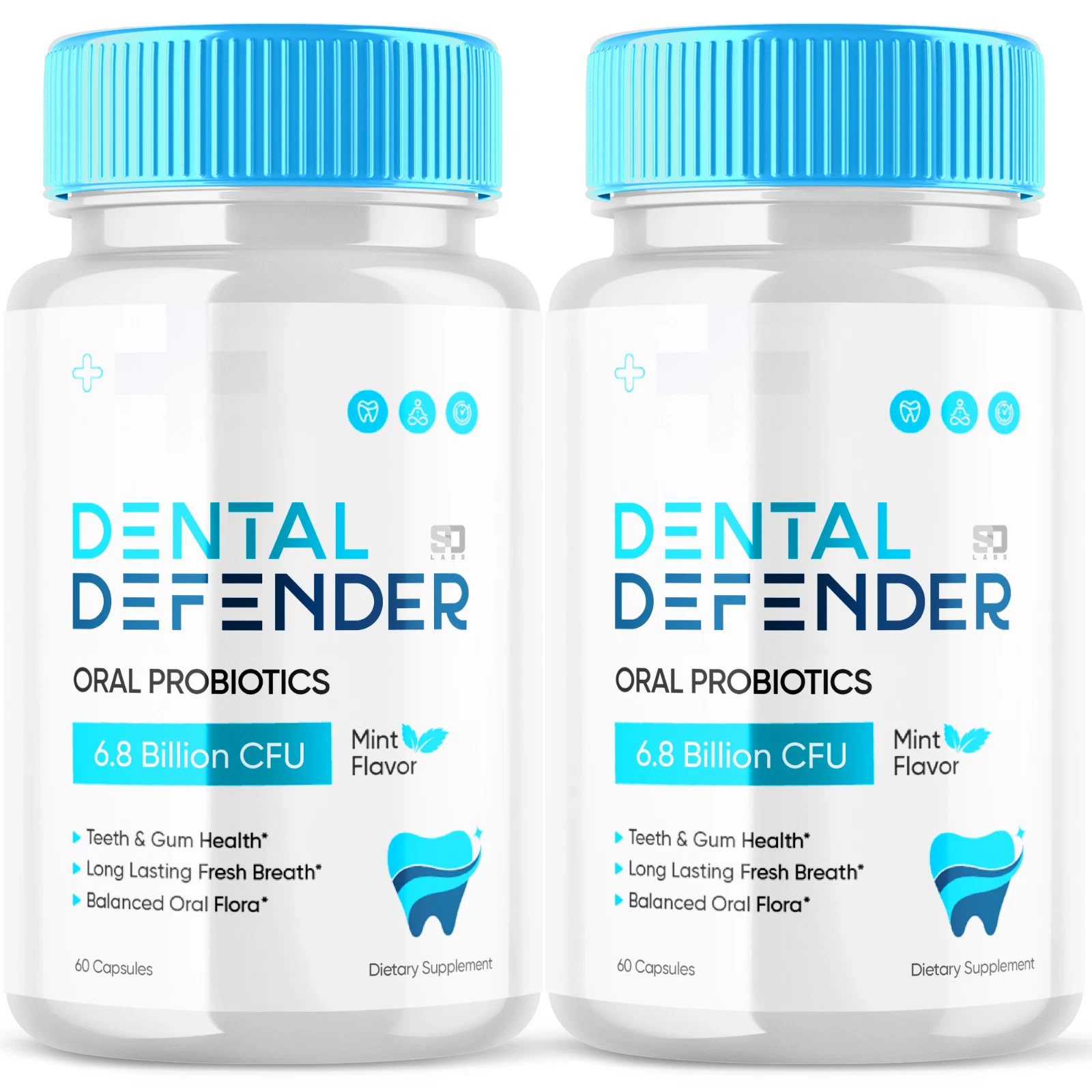 Dental Defender Oral Probiotic Supports Teeth and Gum Health (2 Pack)