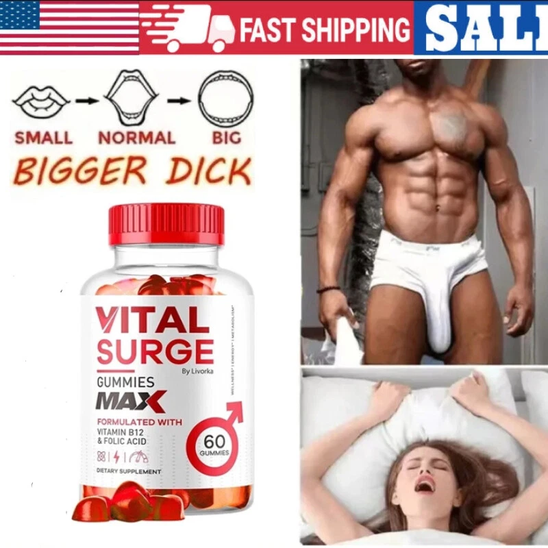 Vital Surge Male Gummies, Vital Surge Testo Support~Gummys Performance(60PCS)