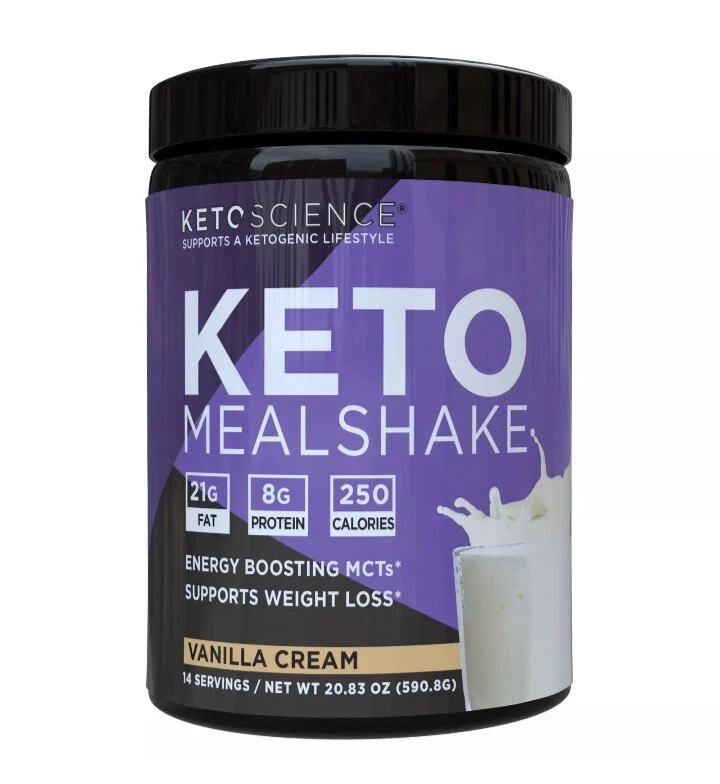 KetoScience Ketogenic Shake Mix VANILLA, Meal Replacement EXP 02/2026 NEW