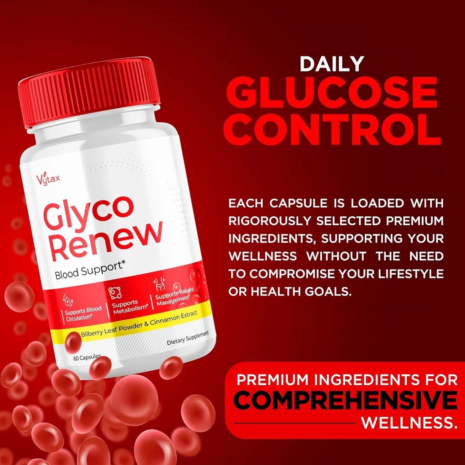 GLYCO RENEW BLOOD SUPPORT SUPPLEMENT CAPSULES - GLYCO RENEW RENEWAL PILLS