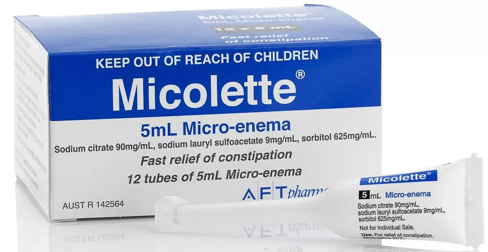 Micolette Relief of Constipation 12 x 5mL Tubes