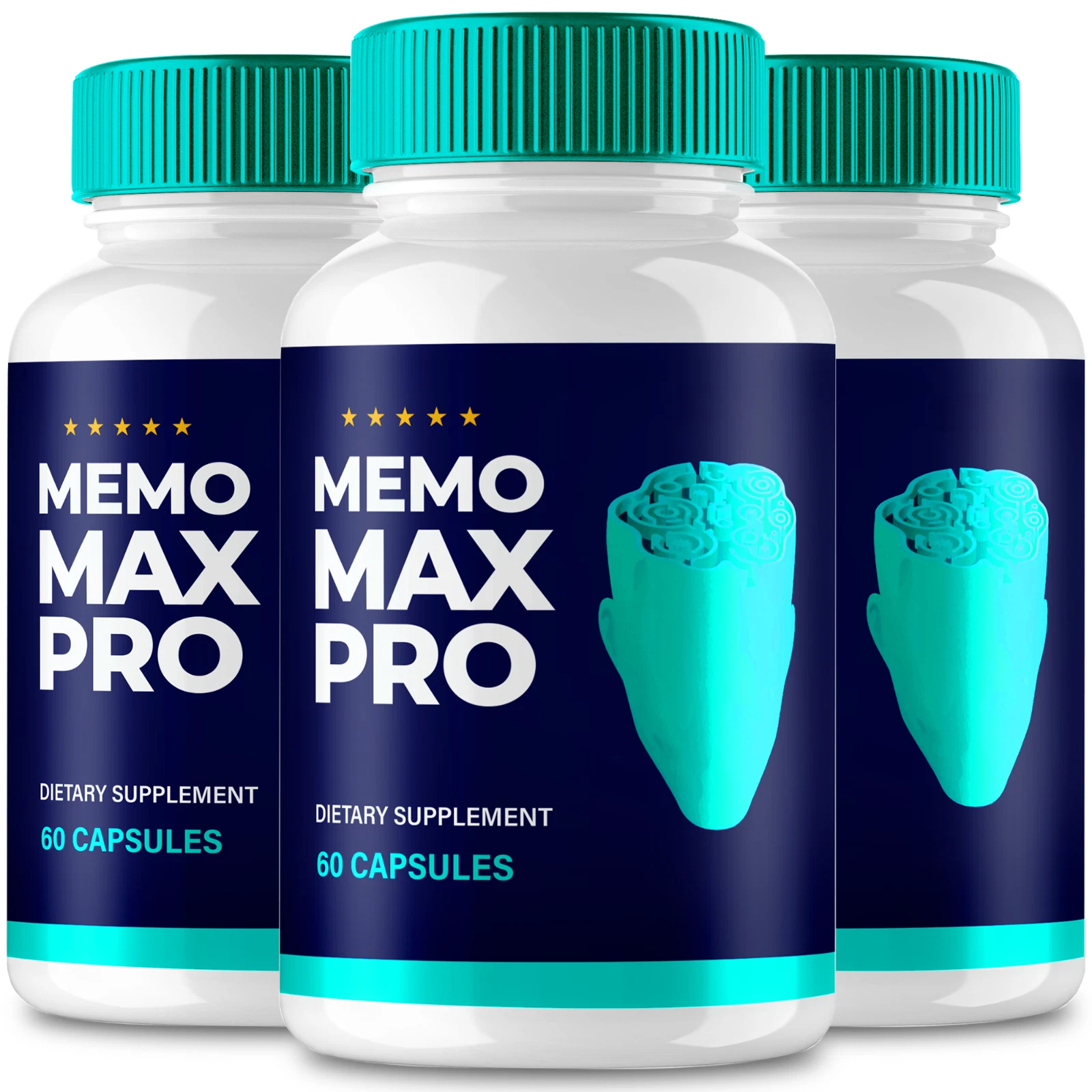 (3 Pack) Memo Max Pro Brain Capsules, MemoMax Brain Health Pills