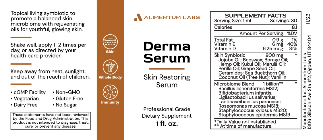 Derma Serum - 1 fl. oz. - Skin Rebalancer (formerly known as Derma Colonizer)