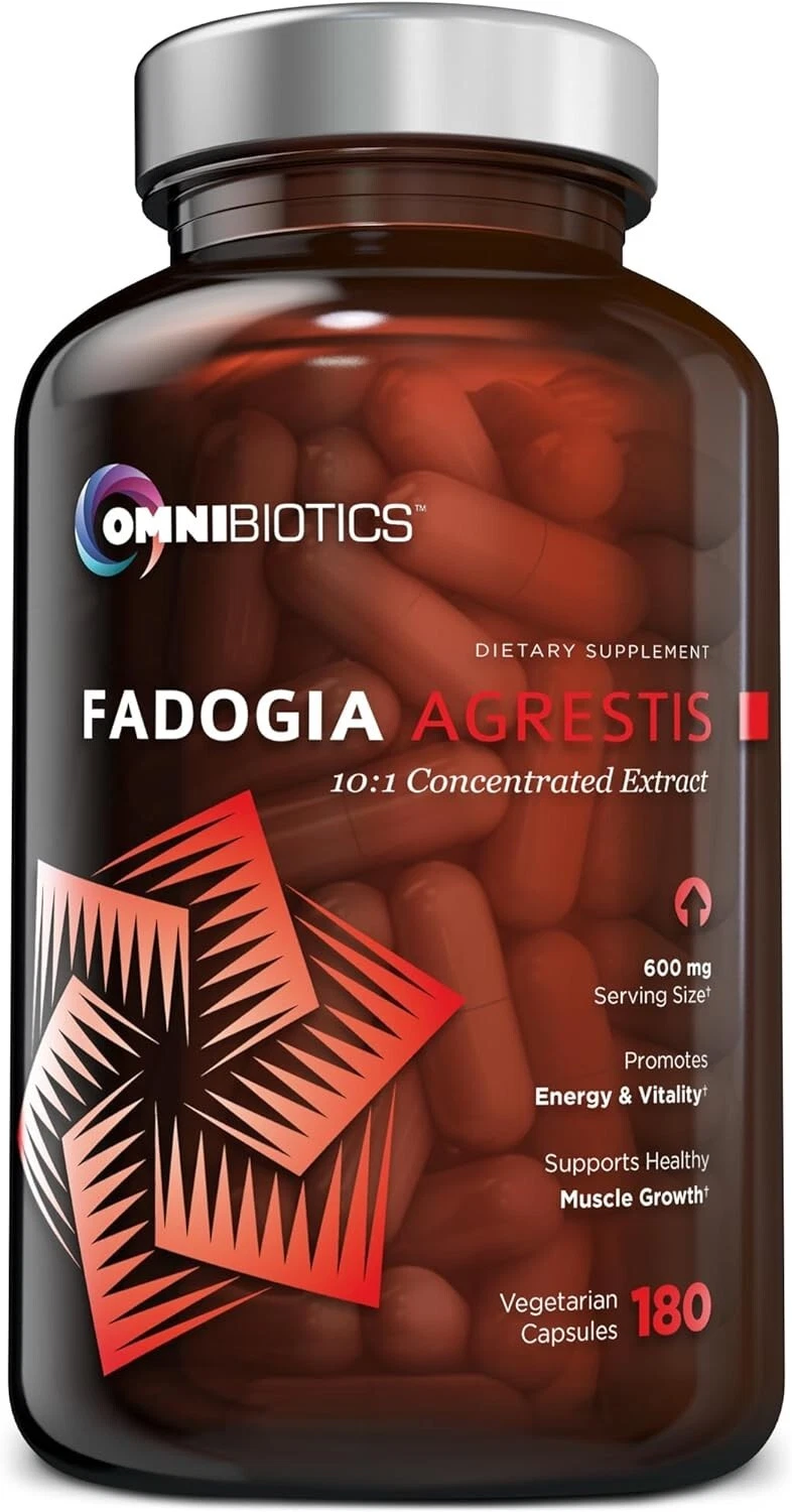 Muscle Recovery & Growth Fadogia Agrestis Supplement 180 Vegan Capsules