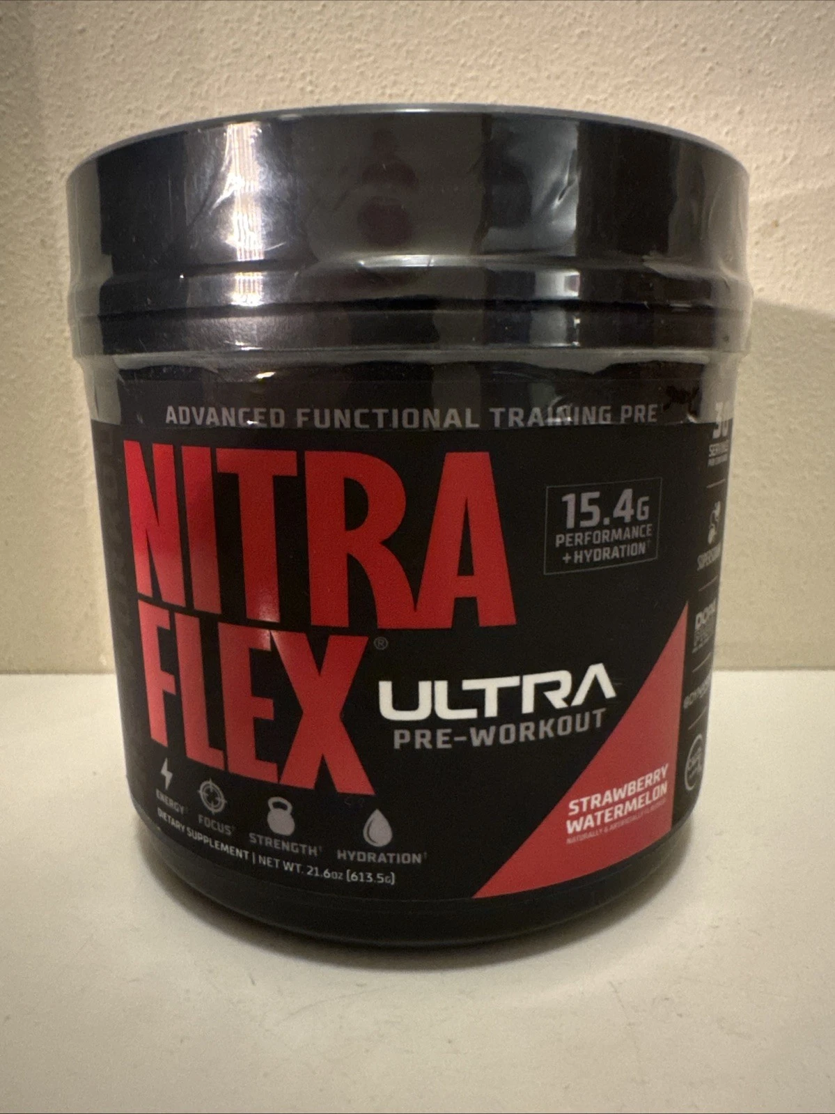 Nitra Flex Ultra Pre-Workout Strawberry Watermelon 30 Servings Exp 2/2026