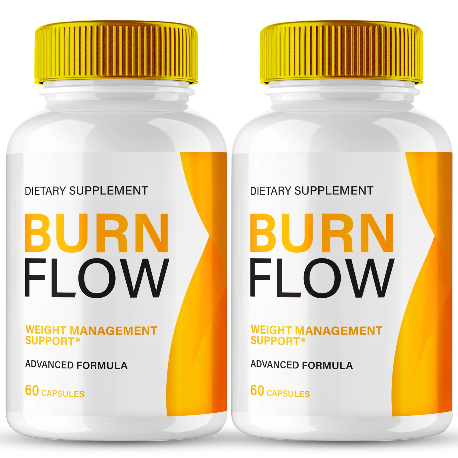 (2 Pack) BurnFlow Capsules for Weight loss, Burn Flow Fat Burner Formula Pills