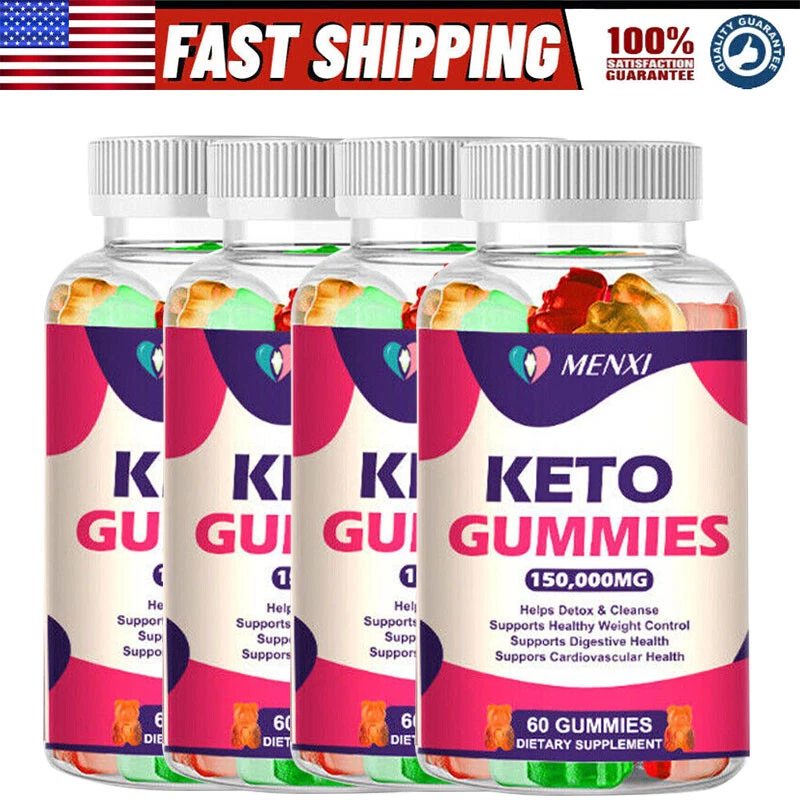 Keto Diet BHB Gummies 60pcs Weight Loss Control Candy Best For Fat Burner Gummy