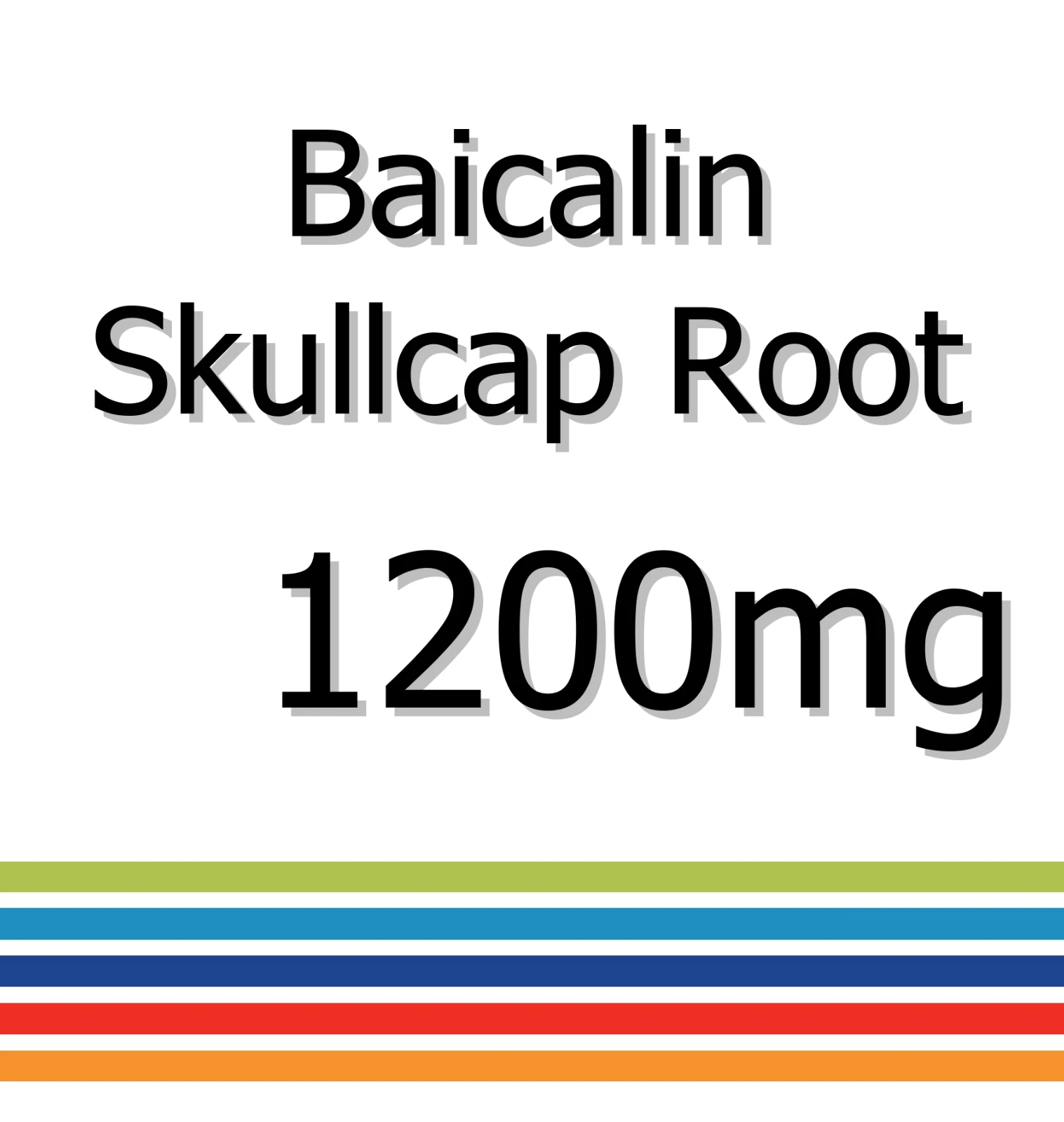 Baicalin Skullcap Root 1200mg x 90 Tablets - Digestive aid