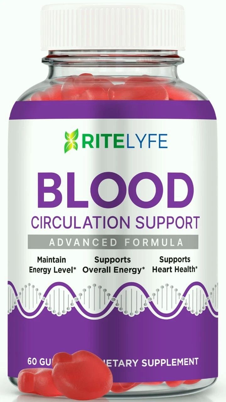 RiteLyfe Blood Sugar Stabilizer, Rite Lyfe Circulation Support Gummies 60ct