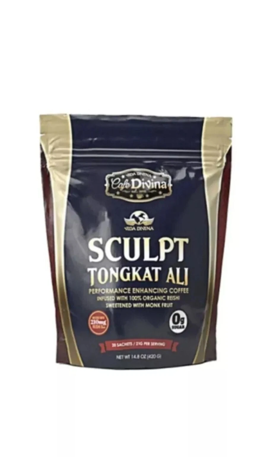 Vida Divina Caffe 1 bag Sculp TongkatAli Performance Enhacing 100% Organi Coffe