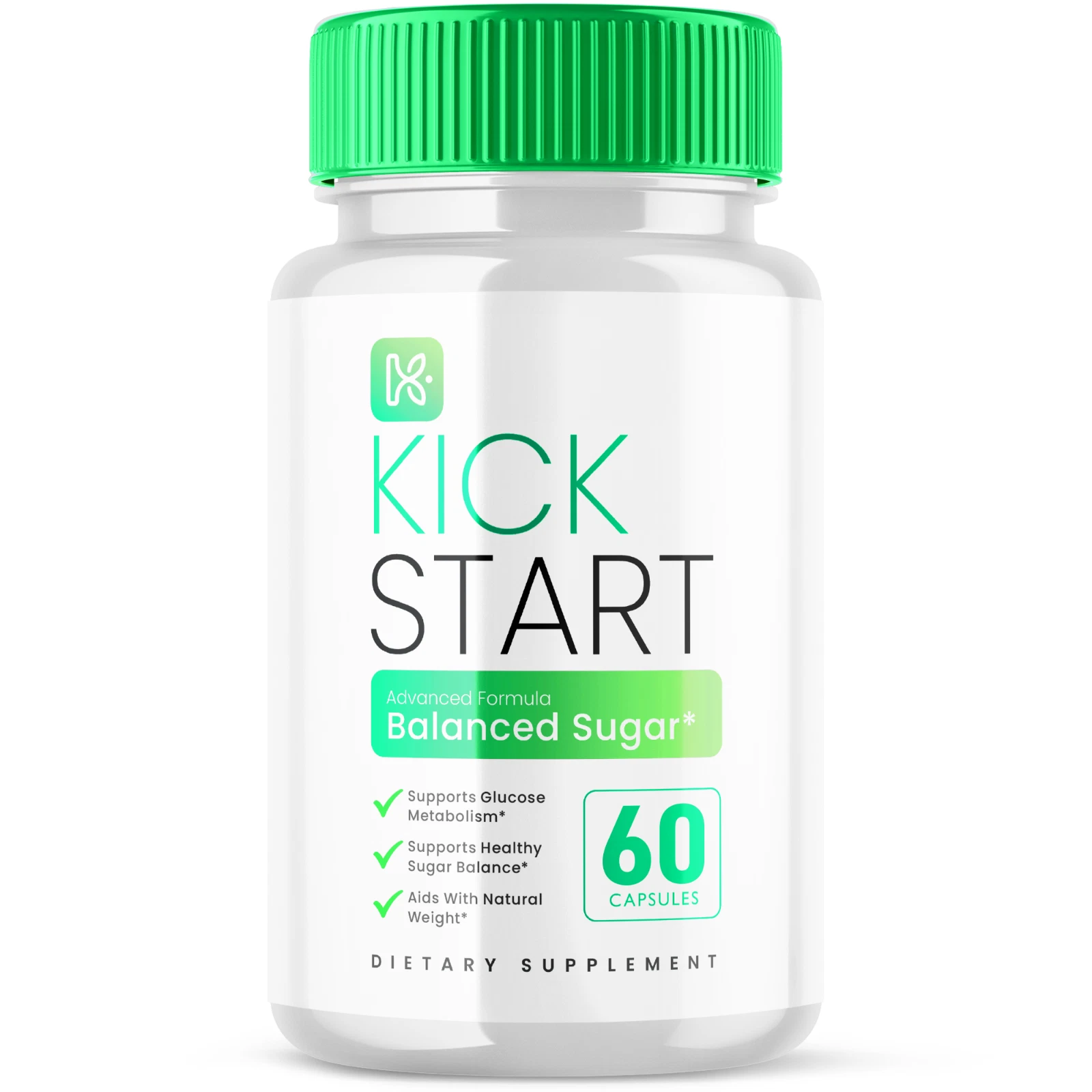 Kickstart Advanced Glycogen Supplement Natural Circulation Support 60 Capsules