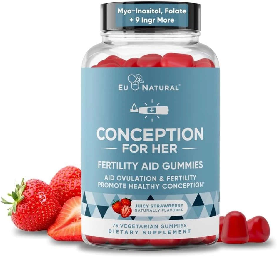 Conception for Her Fertility Gummies - Fertility Supplements for Women with Myo