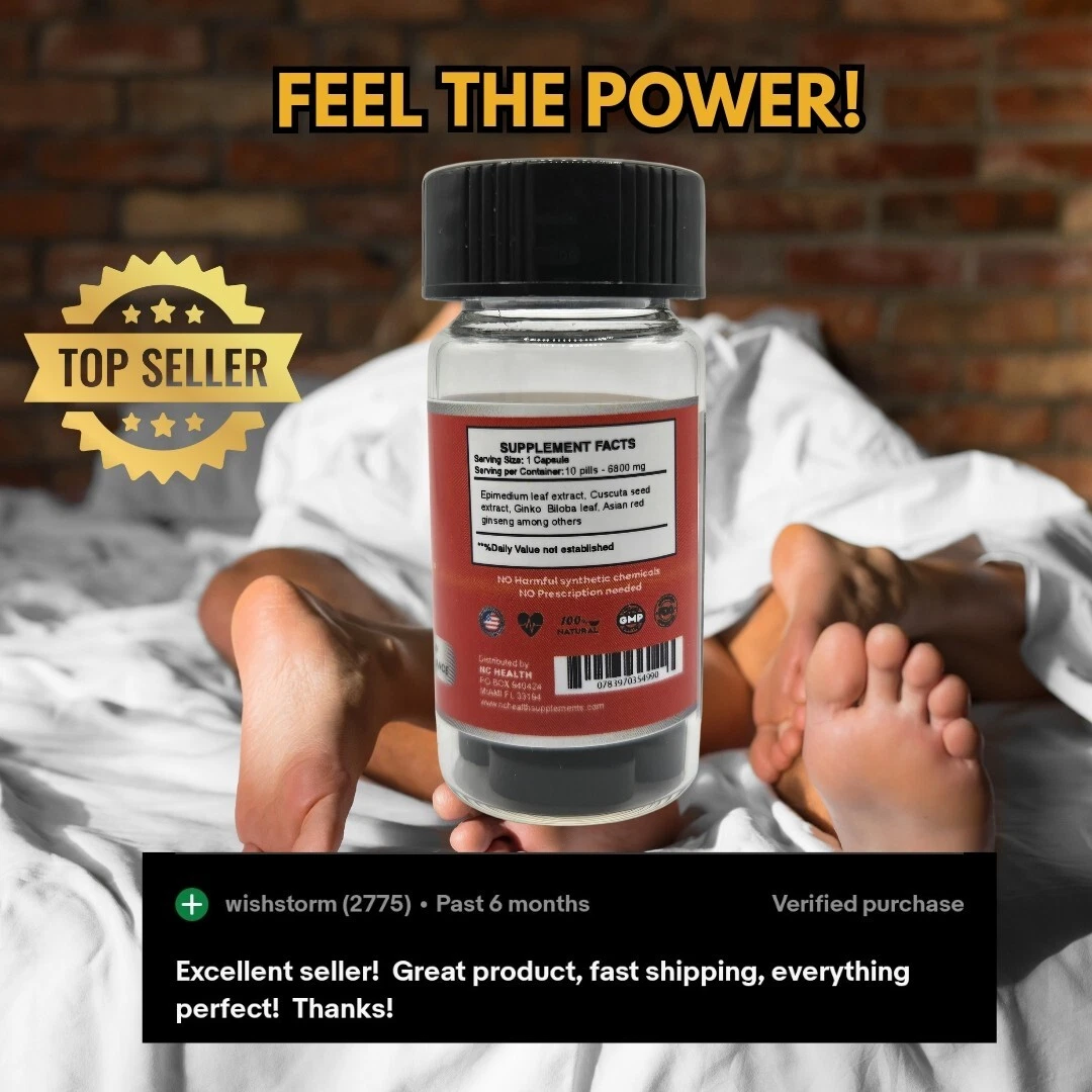 HOT MALE ENHANCEMENT BOOST | PERFORMANCE & STAMINA | 10 CT