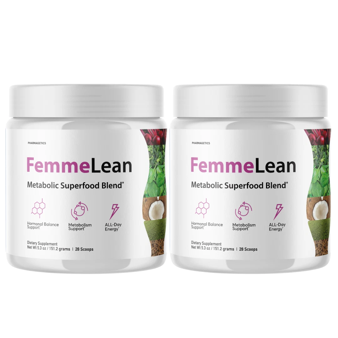 FemmeLean Powder Supplement Weight Management - 2 Tubs