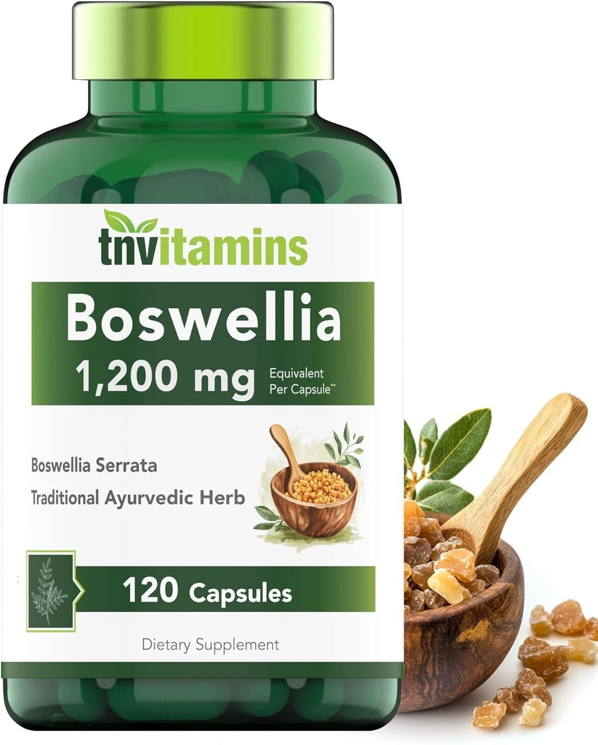 Boswellia Serrata Herbal Extract Capsules 1200 Mg Capsule-USA
